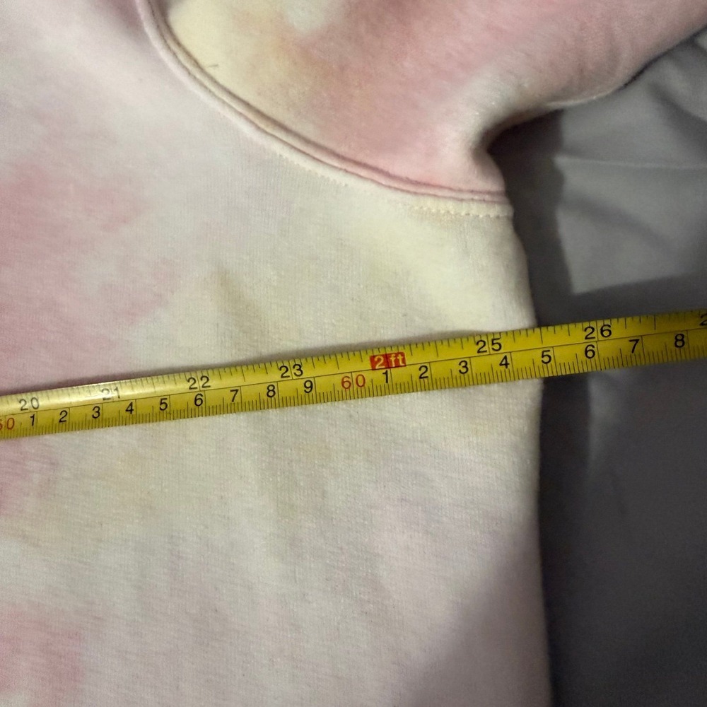 Men's Abercrombie and fitch soft af fleece tie dye pink hoodie size xxl - Picture 9 of 10